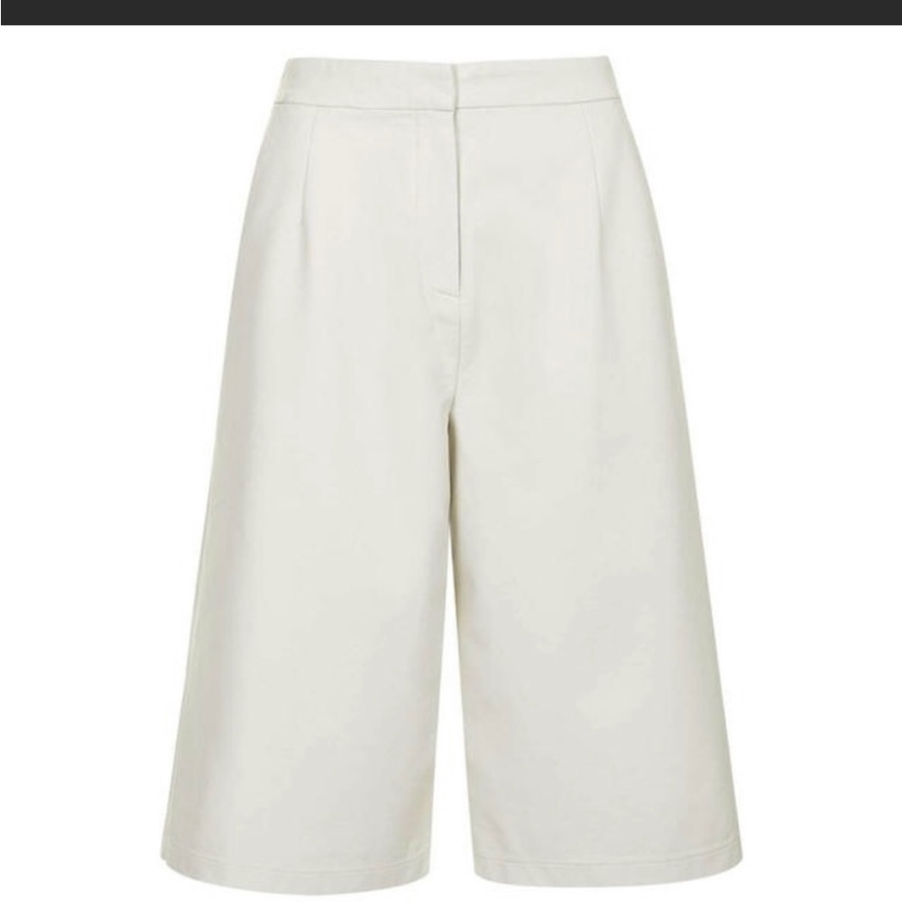 New Topshop White Faux Leather Cutlouttes